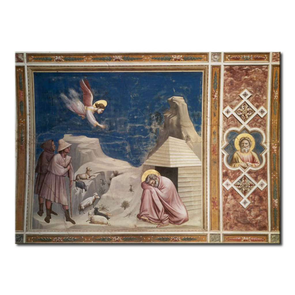 Schilderij  Giotto Di Bondone: The Dream Of Joachim
