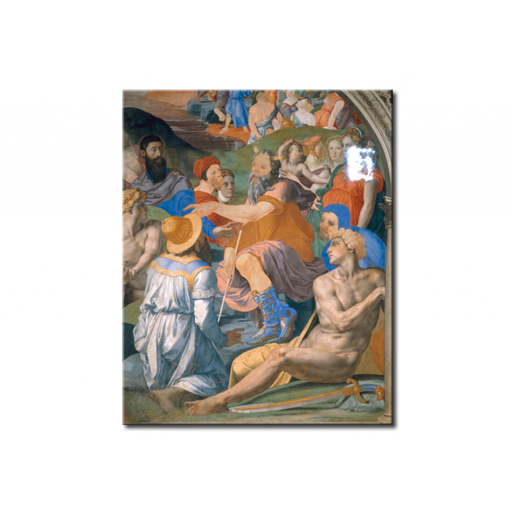 Schilderij  Agnolo Bronzino: Procession Across The Red Sea