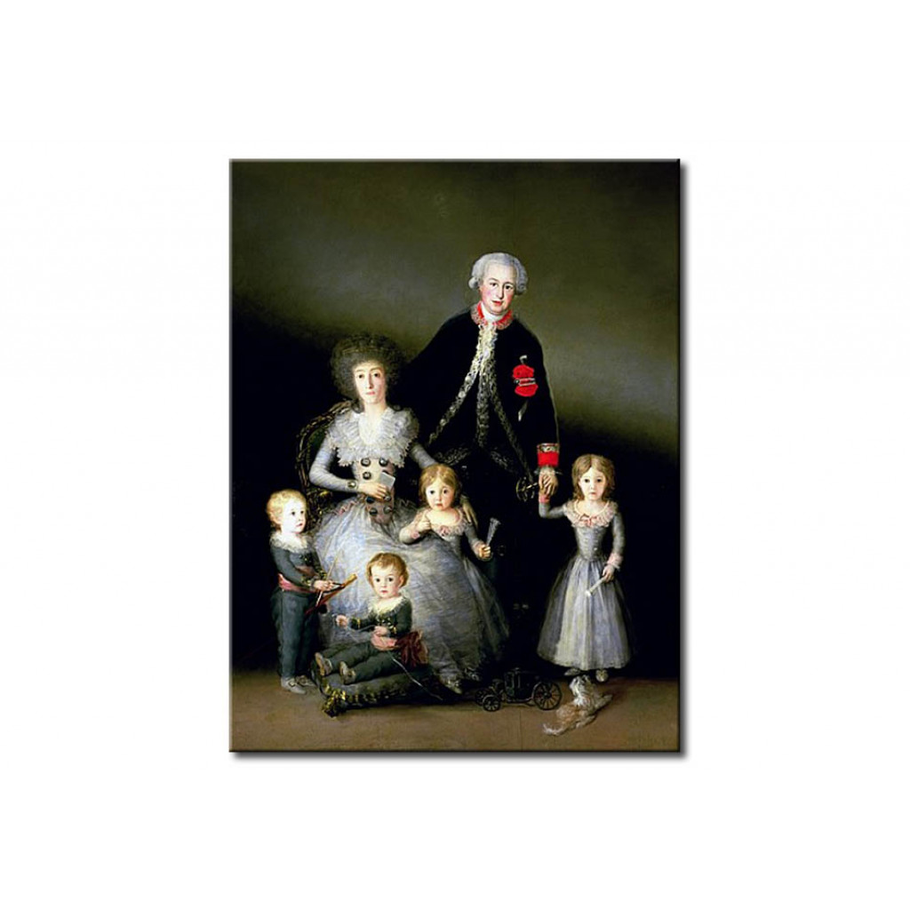 Reprodukcja Obrazu Książę I Księżna Osuny Z Dziećmi