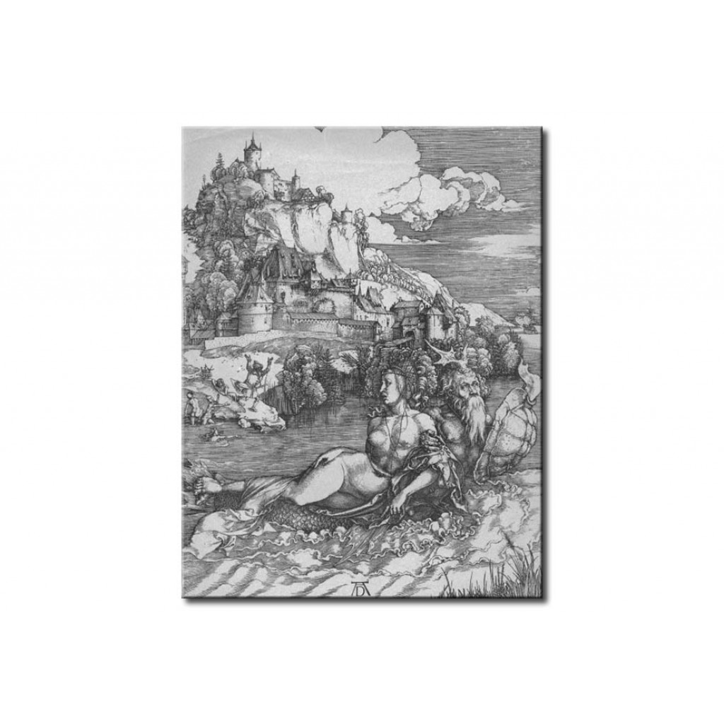 Schilderij  Albrecht Dürer: Das Meerwunder