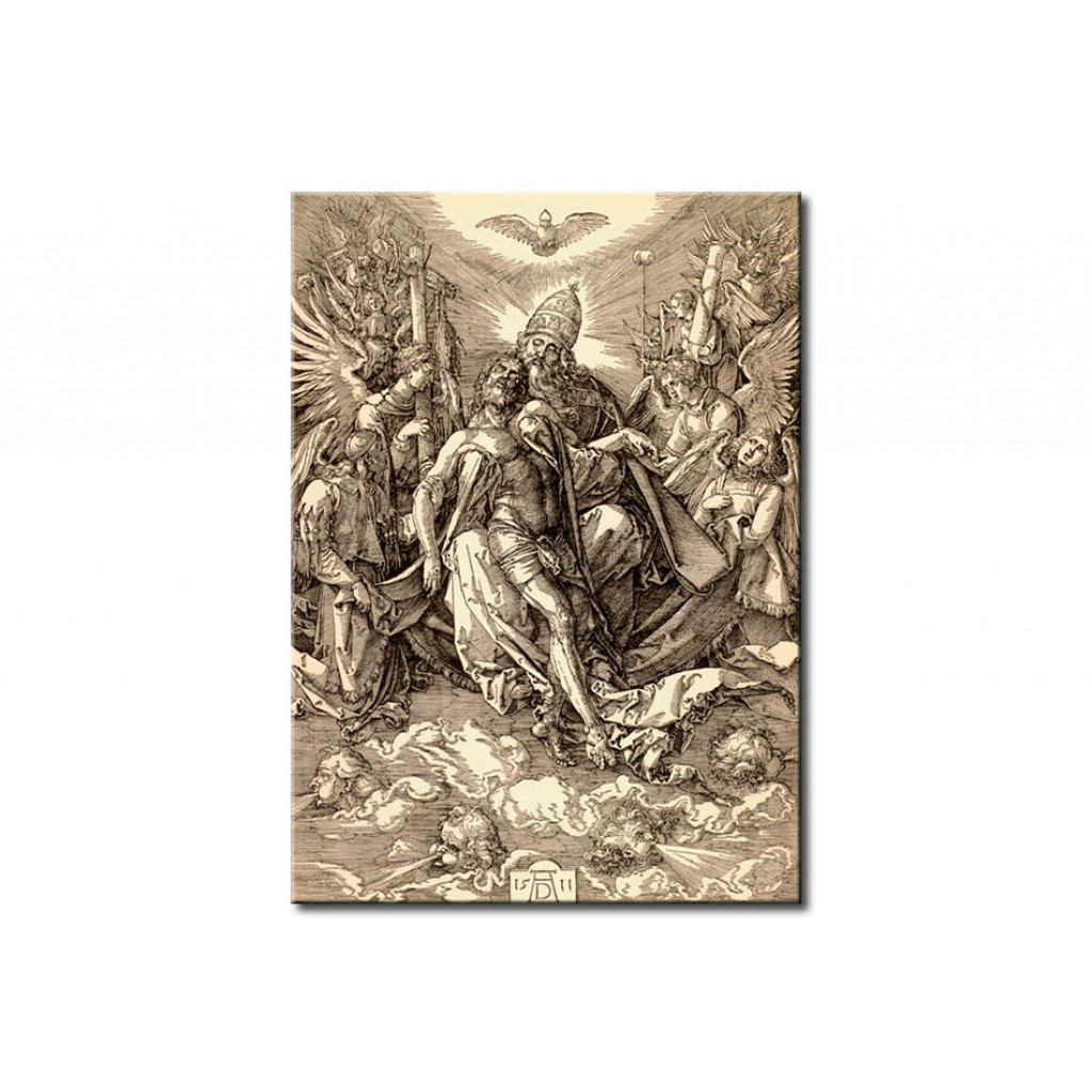 Schilderij  Albrecht Dürer: The Holy Trinity (The Mercy Seat)