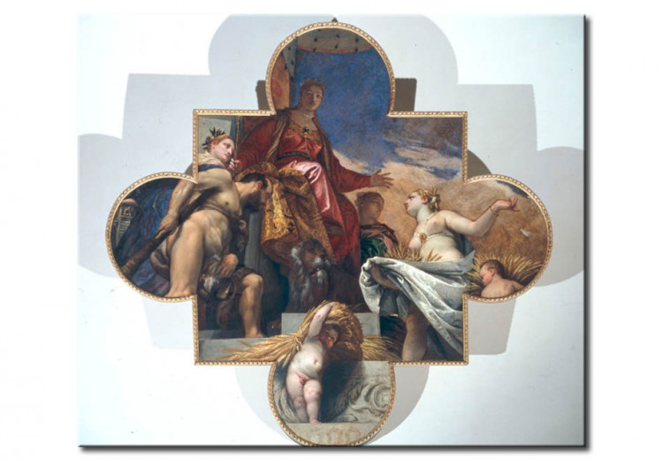 Kunstkopie Venice receives Homage from Hercules and Ceres 110879