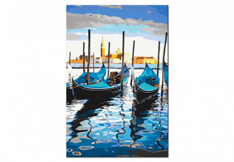 Tela da dipingere con numeri Venetian Boats 134679 additionalImage 5