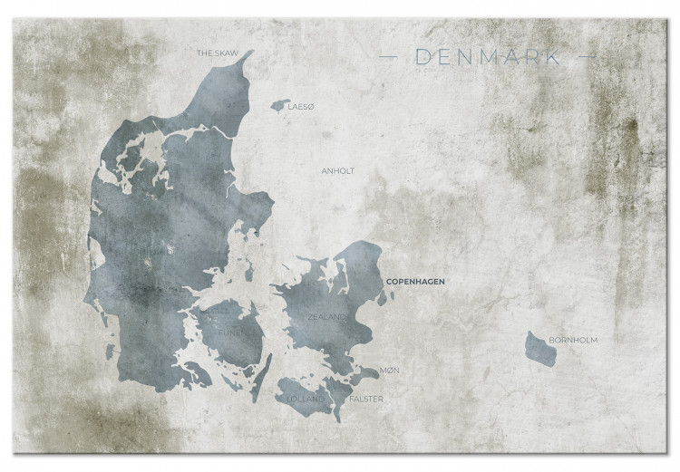 Ozdobna tablica korkowa Skandynawski błękit [Mapa korkowa] 135179 additionalImage 2