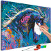 Obraz do malowania po numerach Rozgwieżdżony koń - kolorowe zwierzę w abstrakcyjnym umaszczeniu 144079 additionalThumb 3
