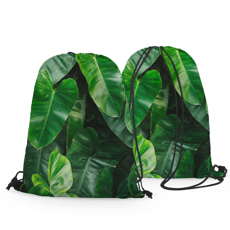 Mochila Faces of greenery - a plant composition with rich Philodendron detailing 147579 additionalImage 3