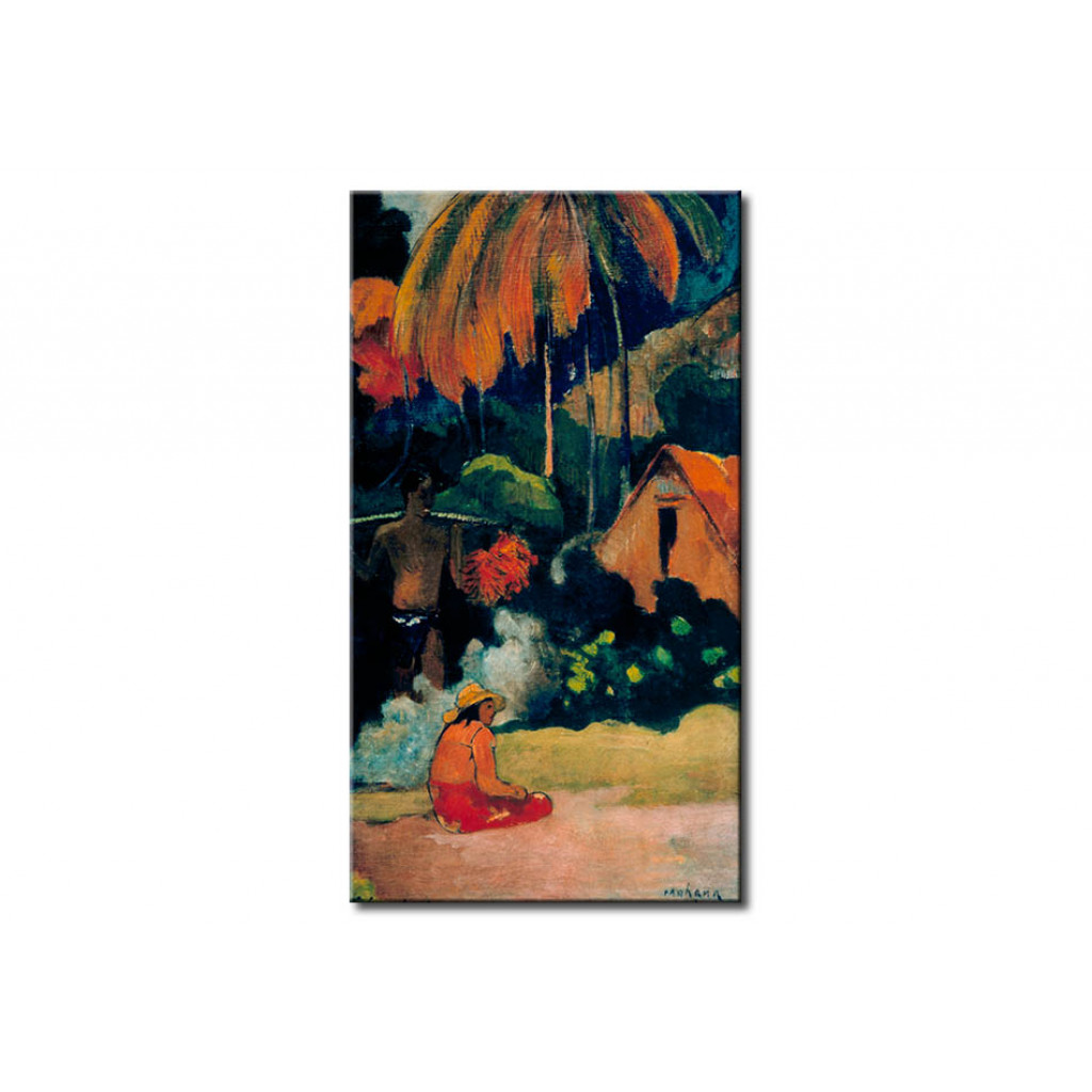 Schilderij  Paul Gauguin: Mahana Maa II