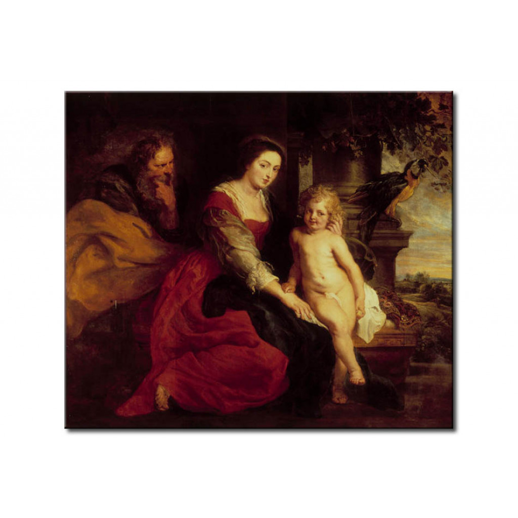 Schilderij  Peter Paul Rubens: Madonna With The Parrot