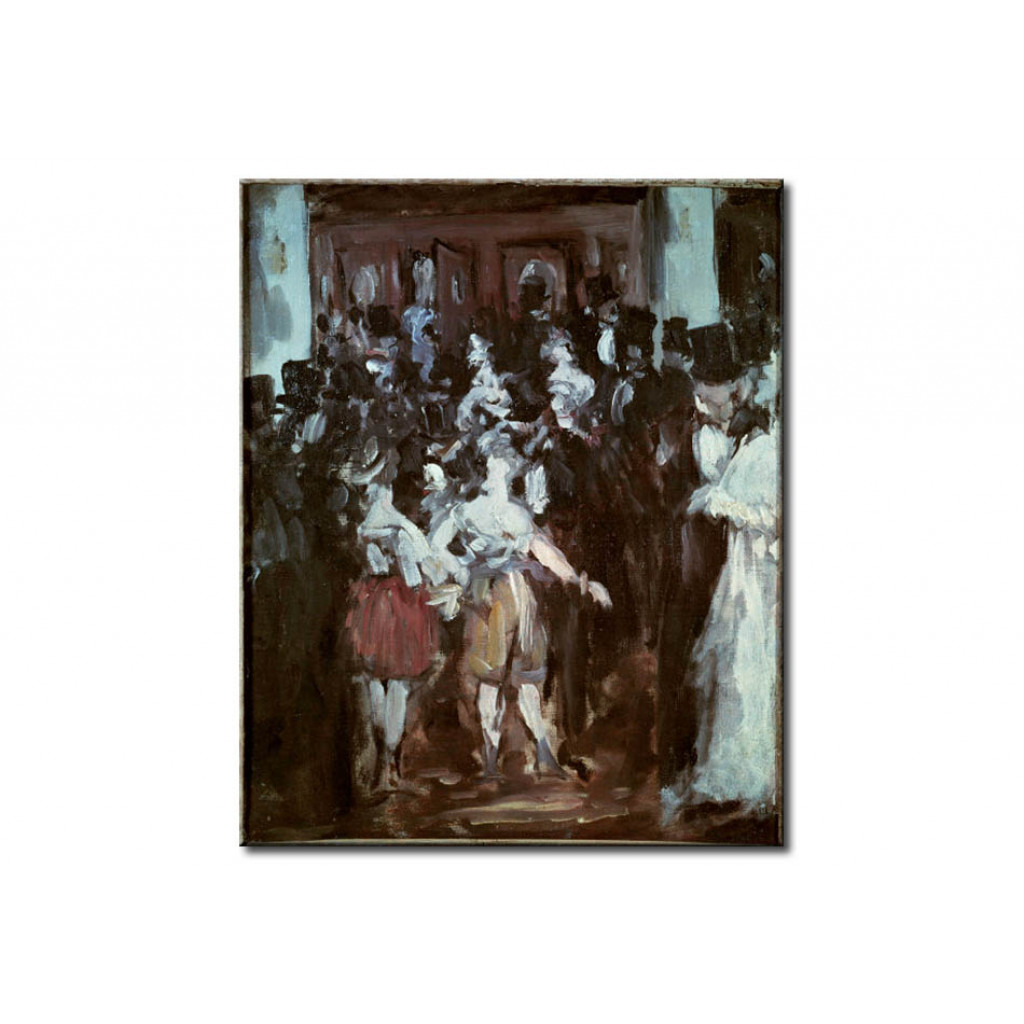 Schilderij  Edouard Manet: Bal Masqué à L'Opéra