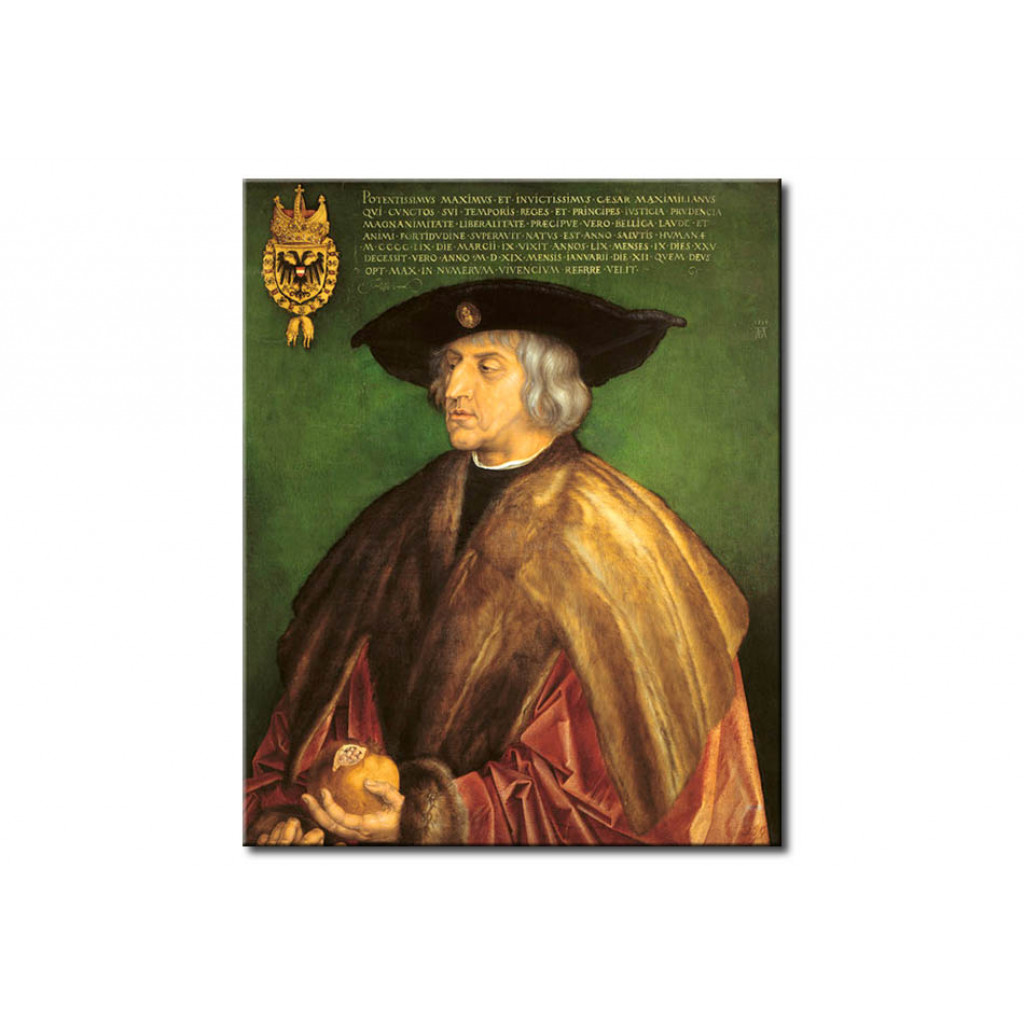 Schilderij  Albrecht Dürer: Kaiser Maximilian
