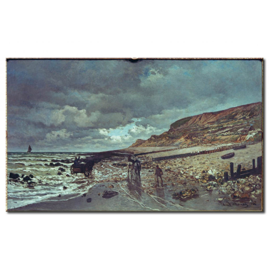 Schilderij  Claude Monet: The Pointe De La Hève At Low Tide