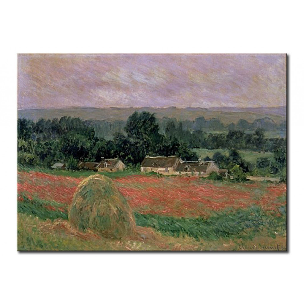 Schilderij  Claude Monet: Haystack At Giverny