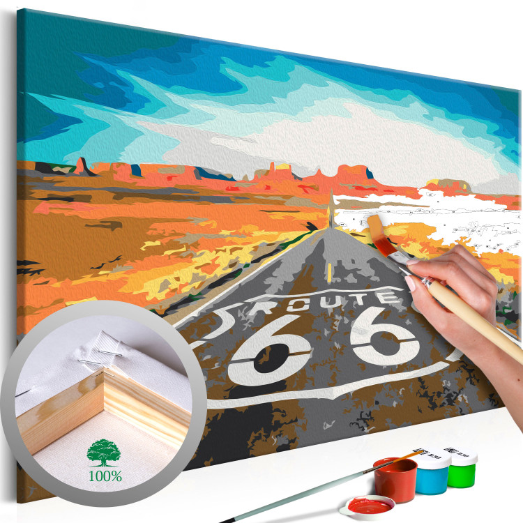 Paint by Number Kit Route 66  107489