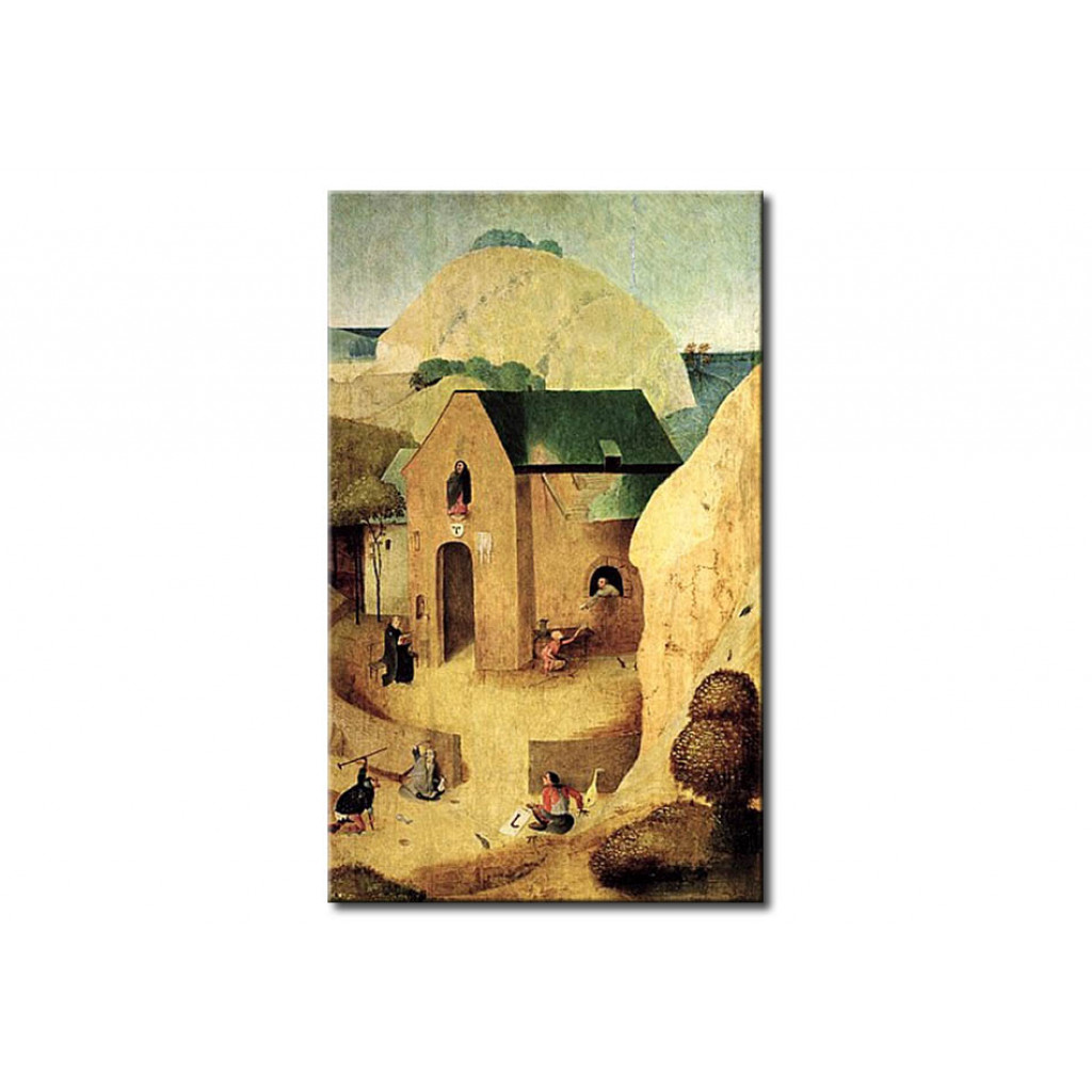 Schilderij  Hieronymus Bosch: An Antonian Priory (oil On Panel)