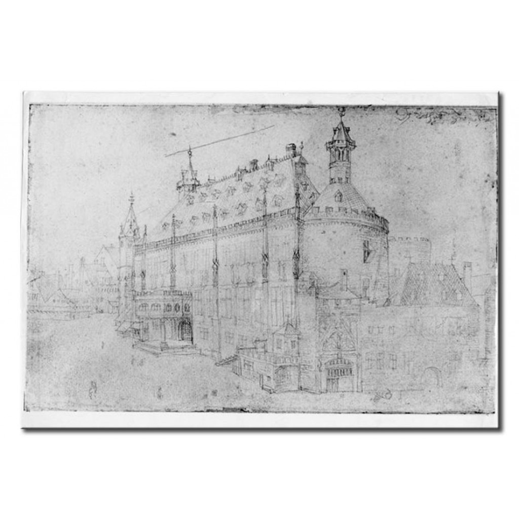 Schilderij  Albrecht Dürer: Aachen City Hall