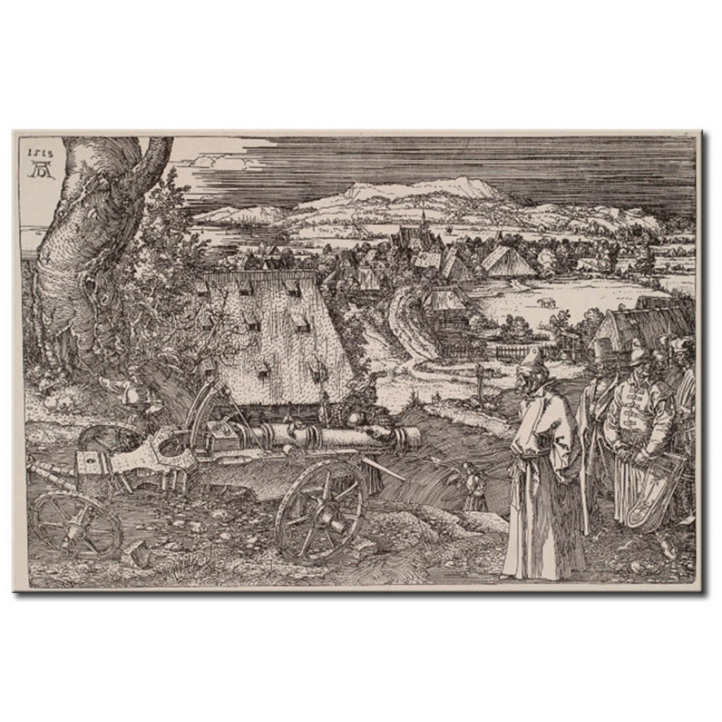 Schilderij  Albrecht Dürer: The Cannon