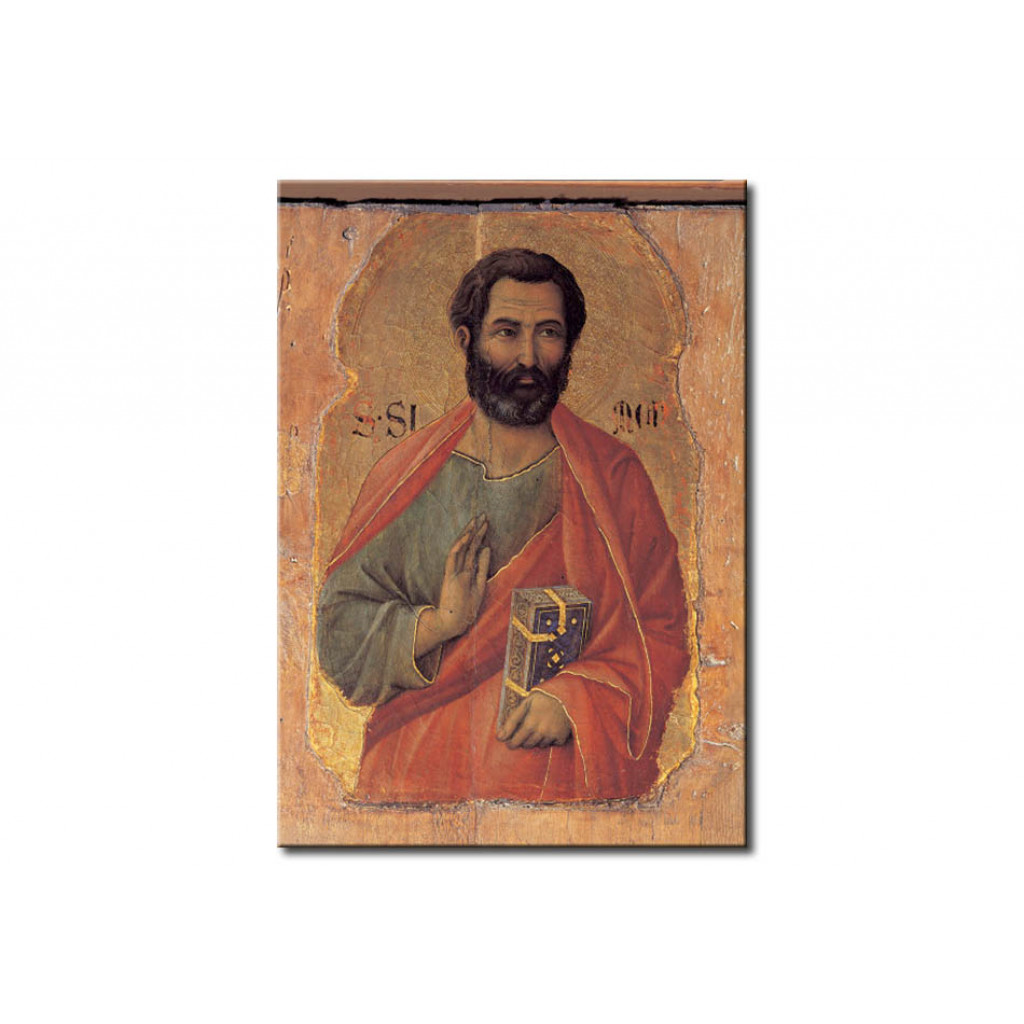 Schilderij  Duccio Di Buoninsegna: The Apostle Simon