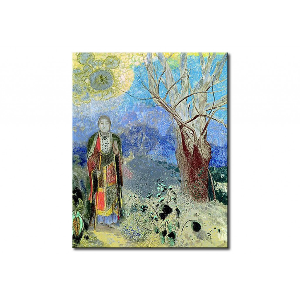 Schilderij  Odilon Redon: The Buddha