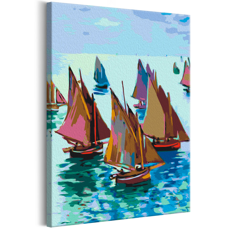 Wandbild zum Ausmalen Claude Monet: Fishing Boats 134689 additionalImage 6