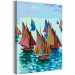Wandbild zum Ausmalen Claude Monet: Fishing Boats 134689 additionalThumb 6
