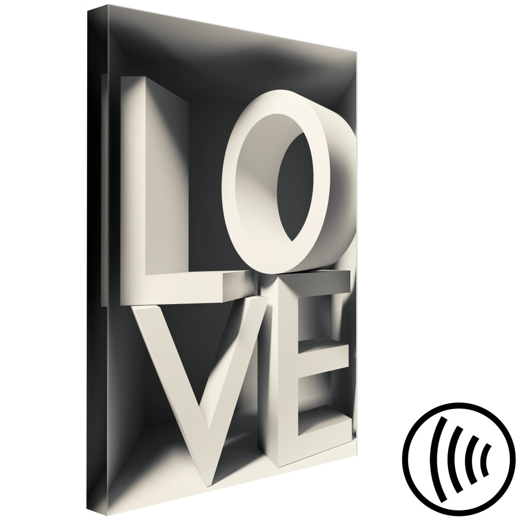 Obraz Litery Miłości - Litery Przestrzenne Układające Się W Napis Love