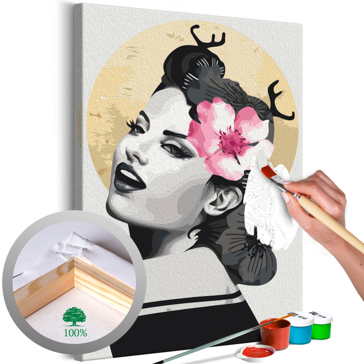 Paint by Number Kit Happy Pin Up 135989