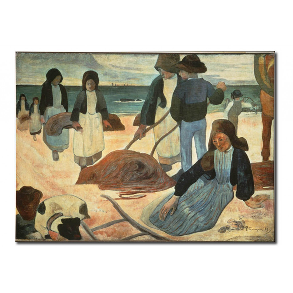 Schilderij  Paul Gauguin: Breton Seaweed Collector