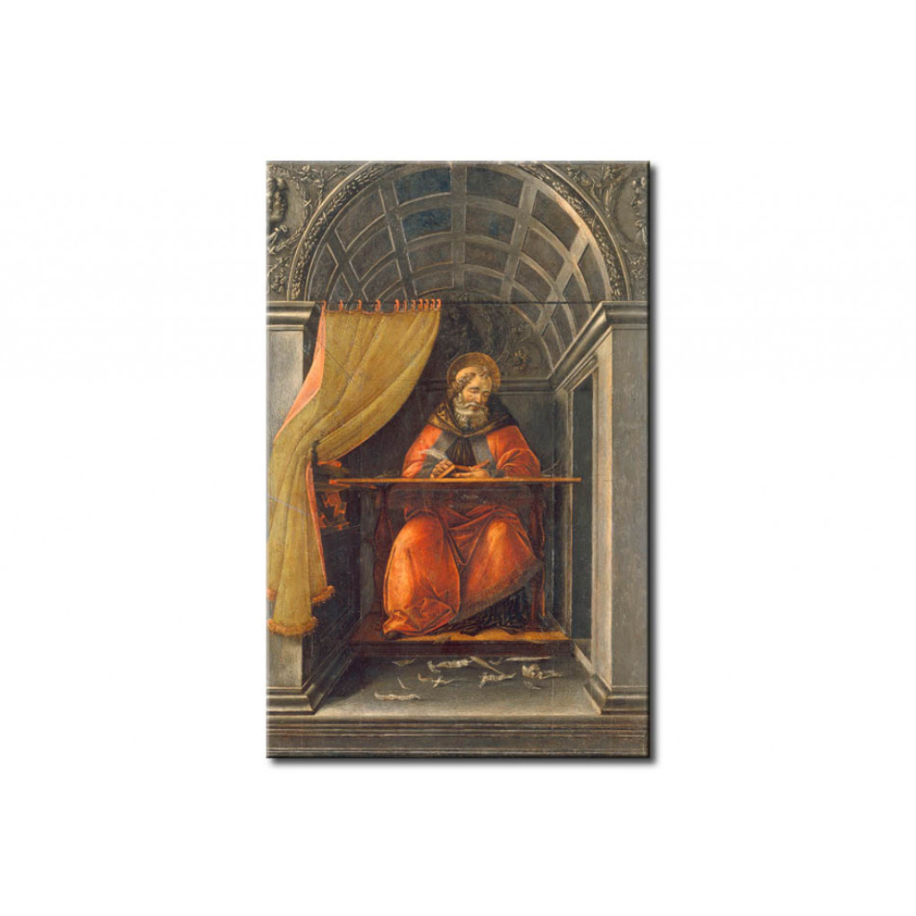 Schilderij  Sandro Botticelli: Saint Augustine In The Cell