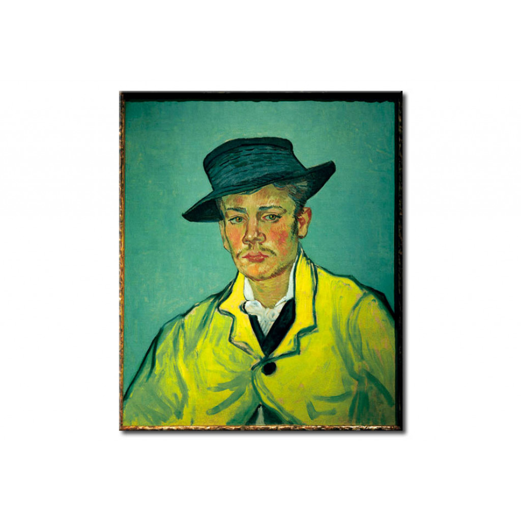Schilderij  Vincent Van Gogh: Portrait Of A Young Man (Armand Roulin)