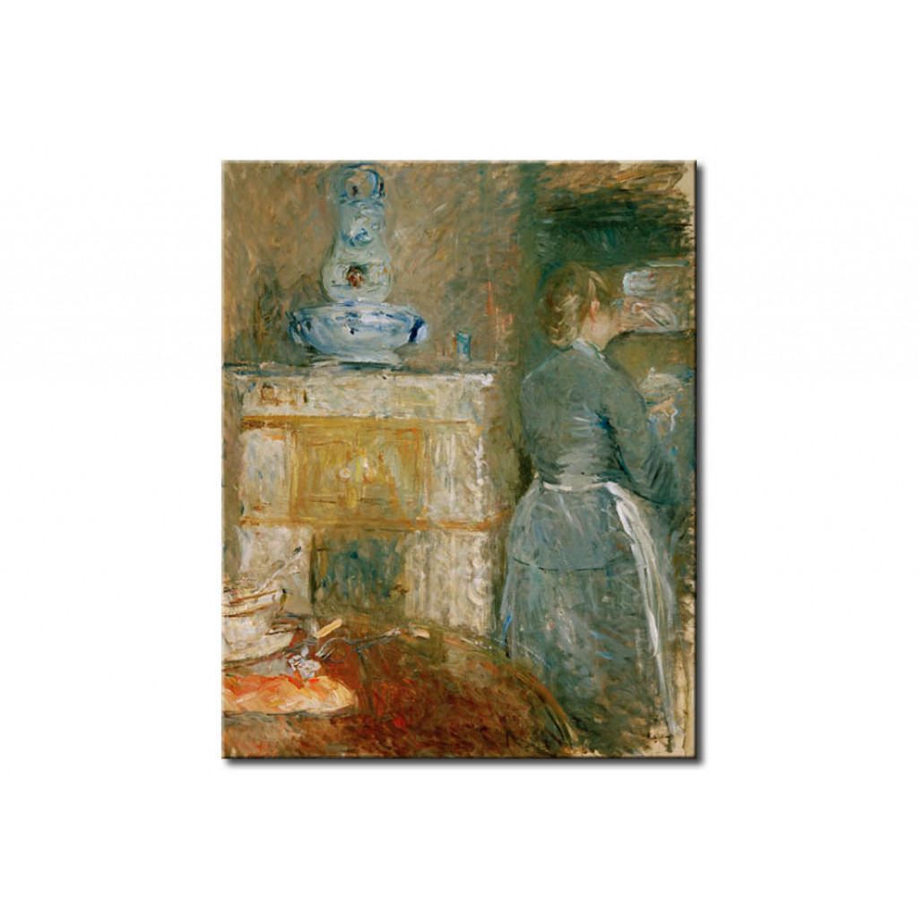 Schilderij  Berthe Morisot: Dans La Salle à Manger