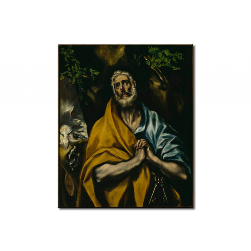 Schilderij  El Greco: The Repentant Peter
