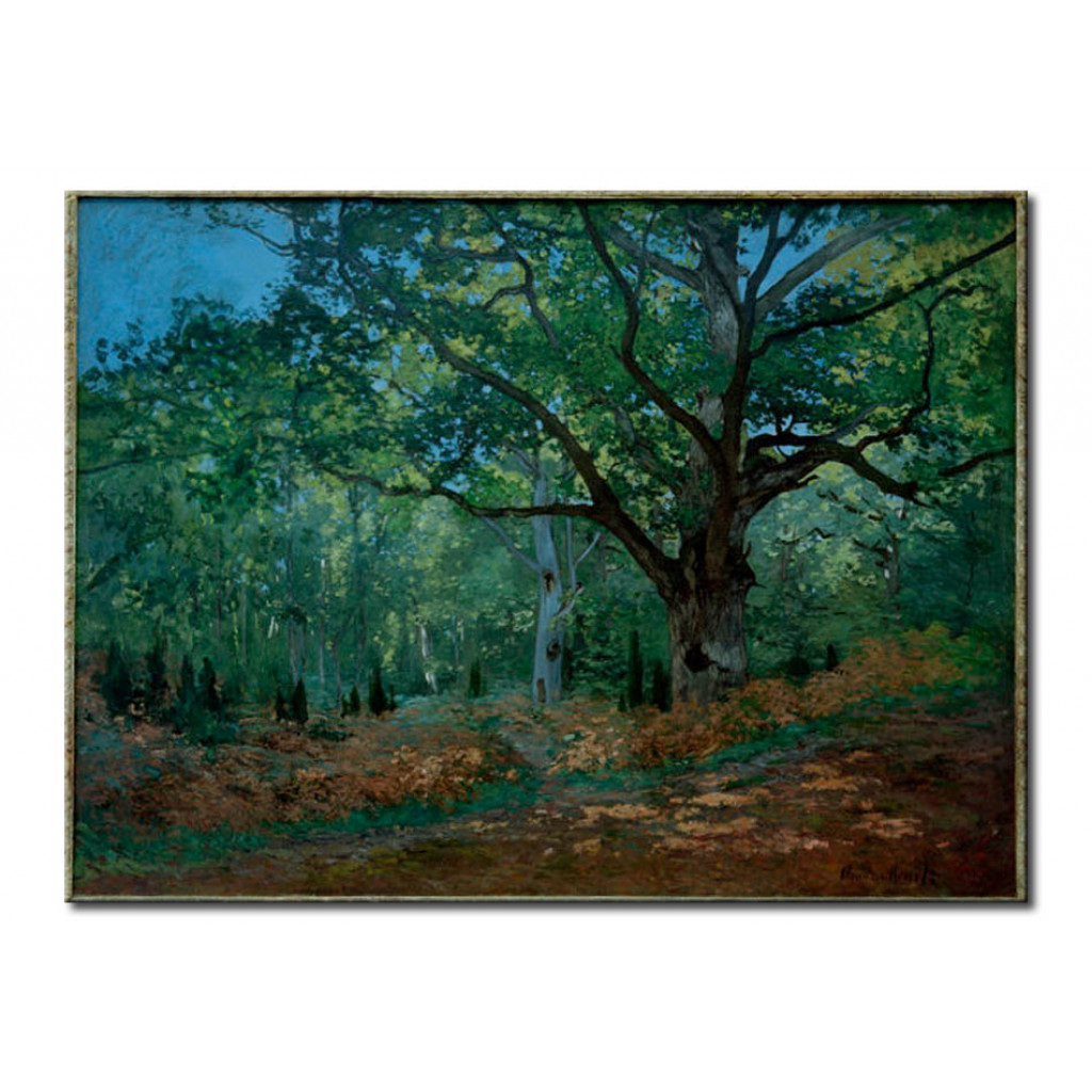 Schilderij  Claude Monet: Un Chene Au Bas-Bréau (Le Bodmer)