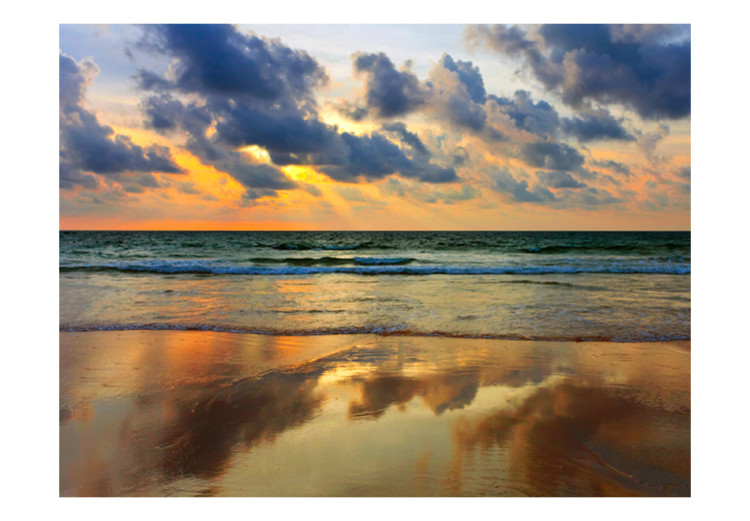 Fototapeta Kolorowy zachód słońca nad morzem 61689 additionalImage 1