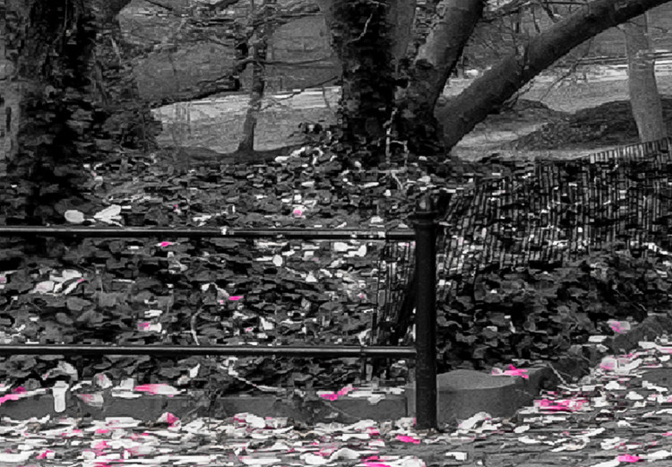 Wandbild Magnolia Park (5 Parts) Narrow Pink 123099 additionalImage 4