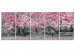 Wandbild Magnolia Park (5 Parts) Narrow Pink 123099