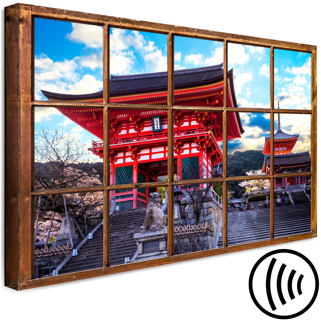 Quadro Em Tela Window To Kyoto (1 Part) Wide