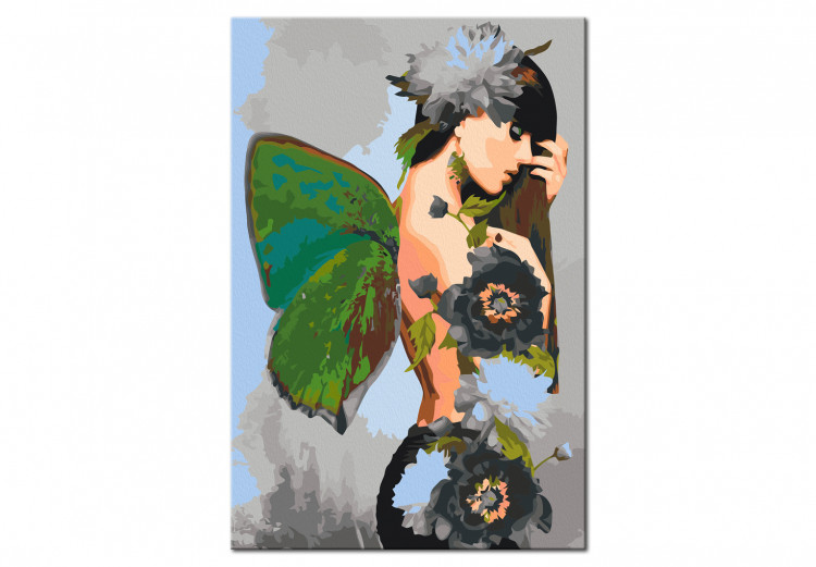 Cuadro para pintar con números Butterfly Woman 135399 additionalImage 5