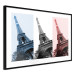 Poster Paris Collage - Three Photos of the Eiffel Tower in the National Colors of France 144799 additionalThumb 11