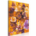 Obraz do malowania po numerach Karmelowy ogród - kwitnące kwiaty w kolorach białym i fioletowym 146199 additionalThumb 7