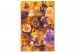 Obraz do malowania po numerach Karmelowy ogród - kwitnące kwiaty w kolorach białym i fioletowym 146199 additionalThumb 4