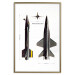 Wall Poster North American X-15 - Rocket Plane in Projection with Dimensions 146299 additionalThumb 23
