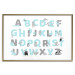 Poster English Alphabet for Children - Gray and Blue Letters with Animals 146499 additionalThumb 15