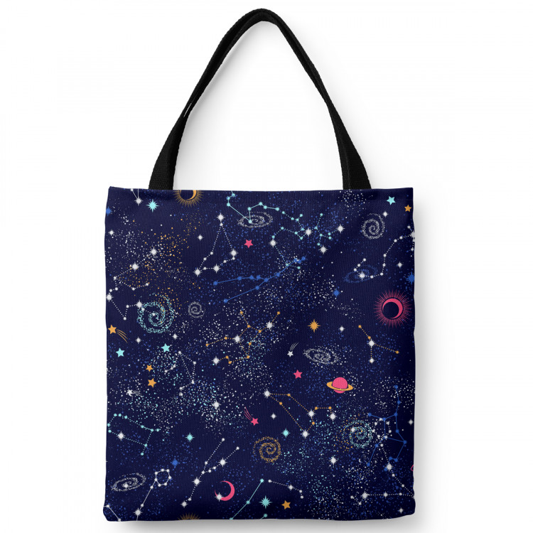 Shoppingväska Cosmic constellations - constellations, stars and planets in the sky 147599