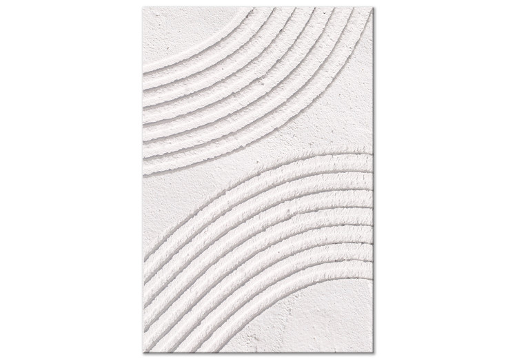 Canvas Structural Patterns - Rounded Elements Carved in Cement