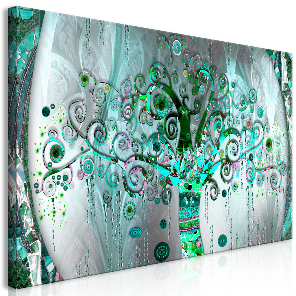 Schilderij Emerald Magic Tree II [Large Format]