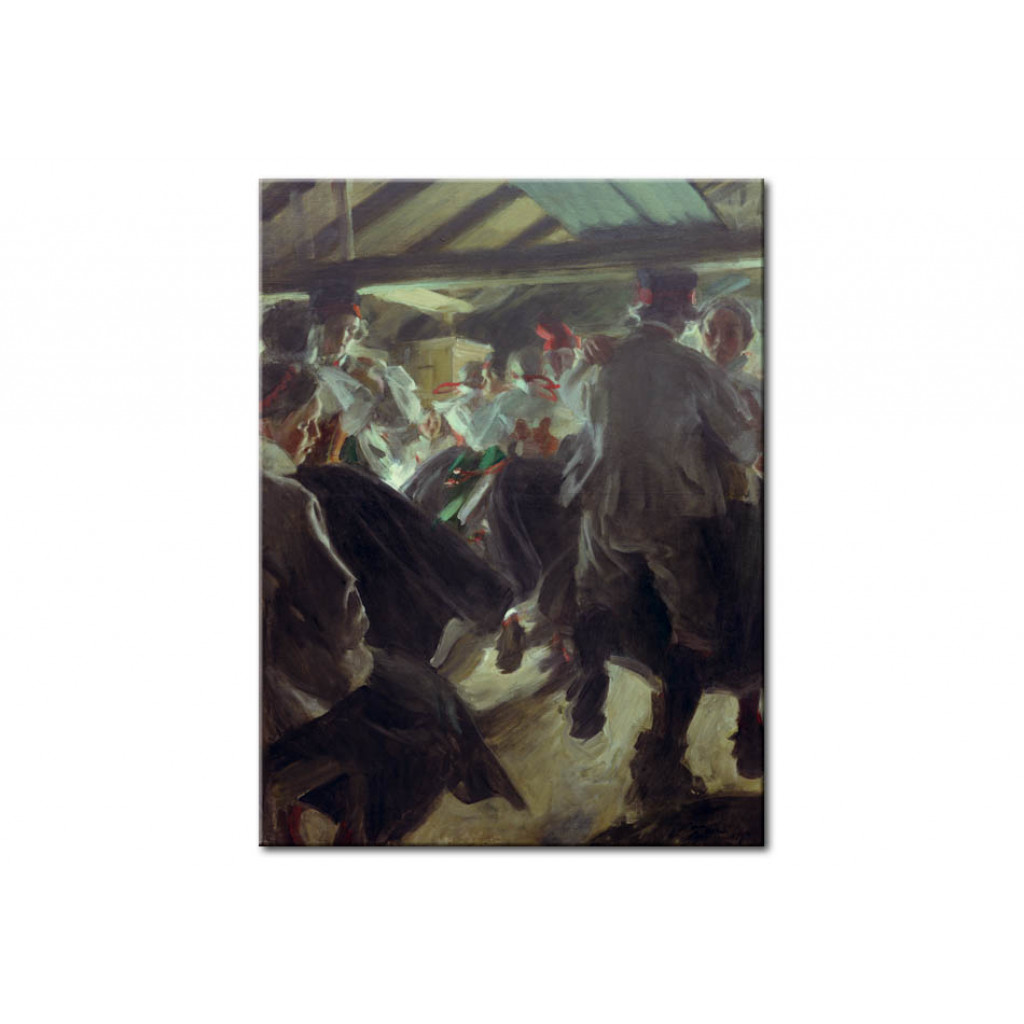 Schilderij  Anders Zorn: Dance In Gopsmoorkate