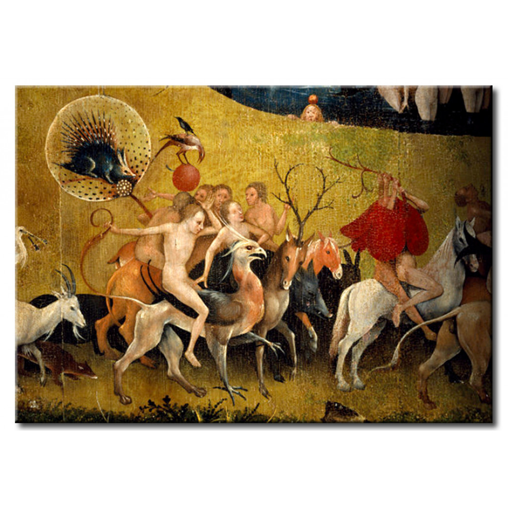 Schilderij  Hieronymus Bosch: Der Garten Der Lueste