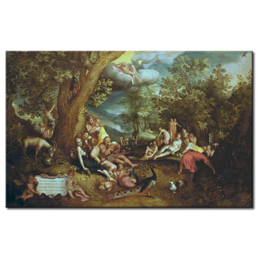 Schilderij  Peter Paul Rubens: The Golden Age