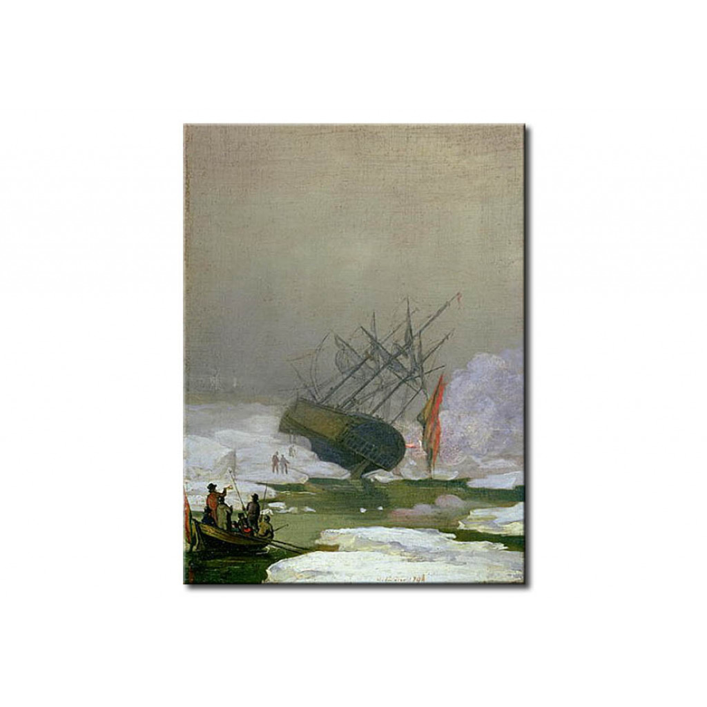 Reprodukcja Obrazu Ship In The Polar Sea