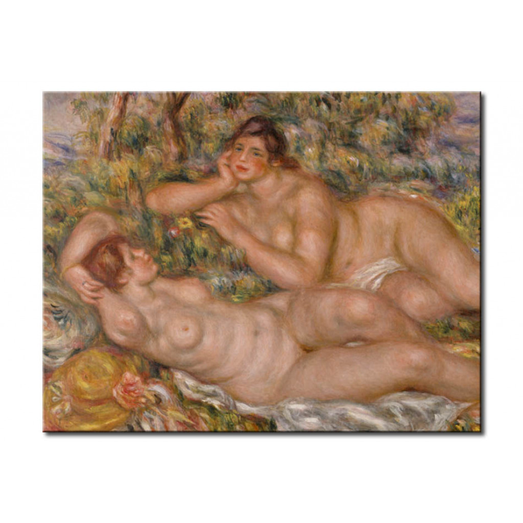 Schilderij  Pierre-Auguste Renoir: Les Baigneuses